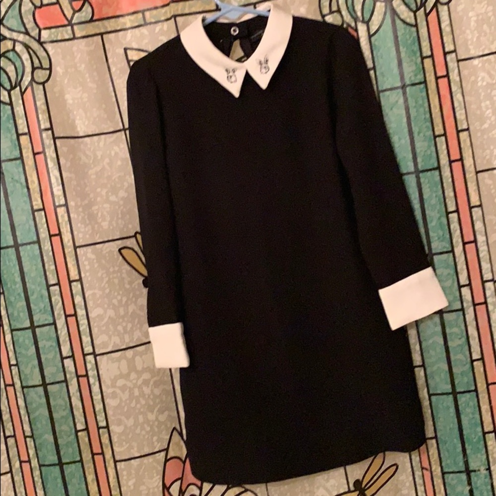 Black and white dress